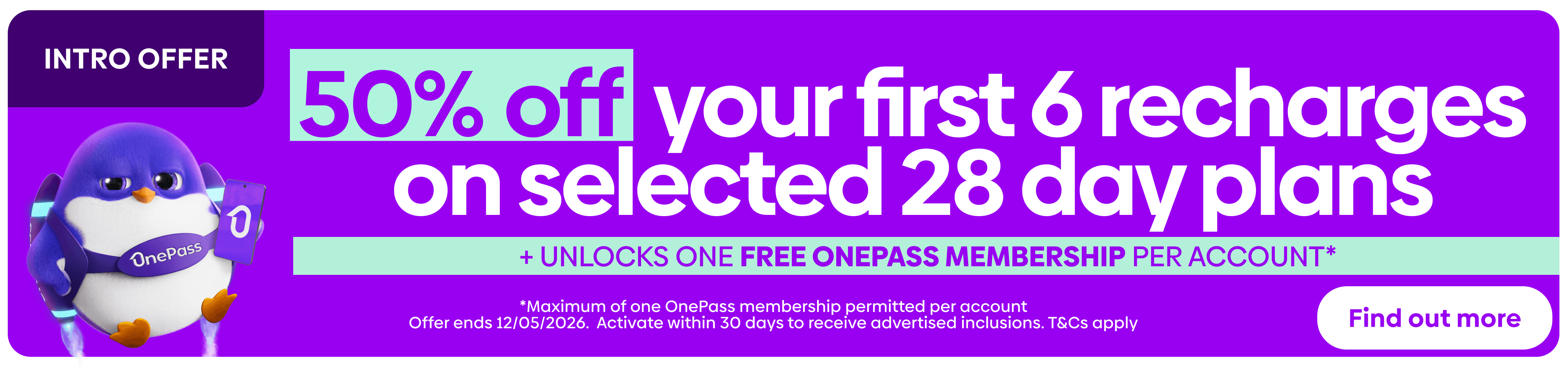 One Pass Promo Code OnePass mobile | 365 Day Mobile Plans, Prepaid Plans and more